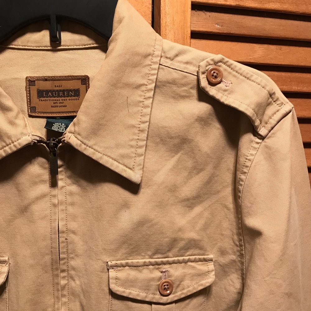 Lauren Ralph Lauren Khaki Bali Safari Jacket - image 6